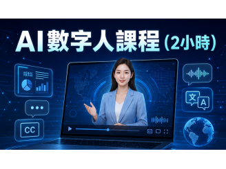 AI數字人課程 (2小時）